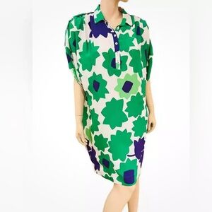 DVF silk dress size 10